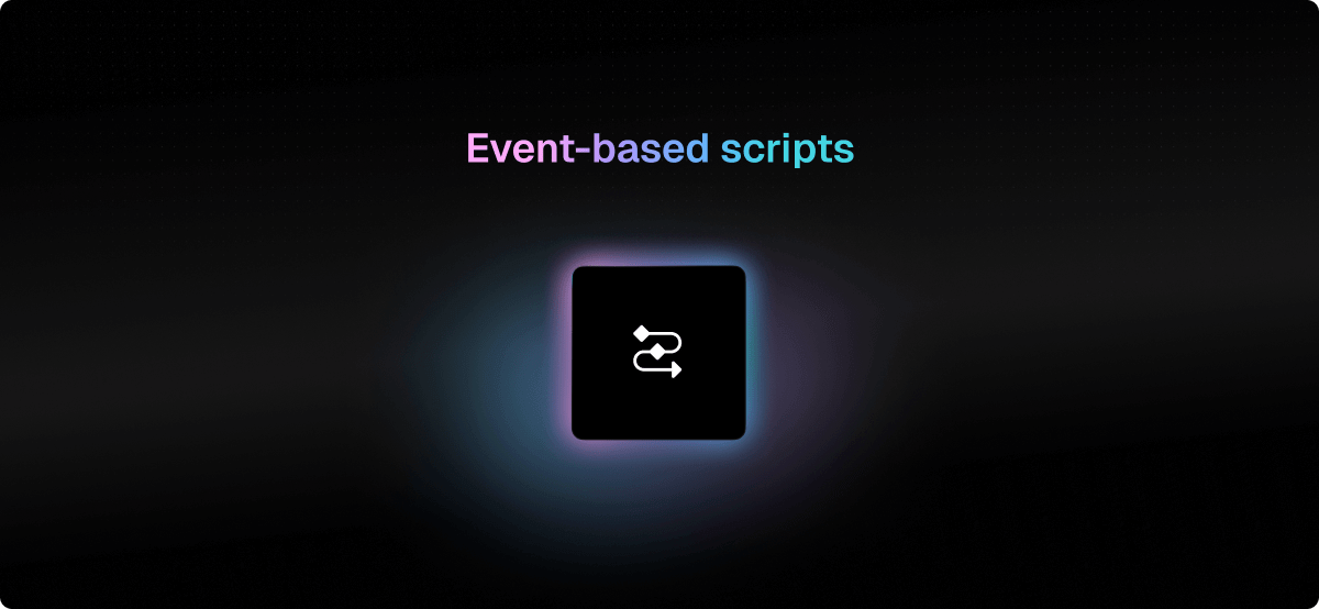 Event-based scripts illustration